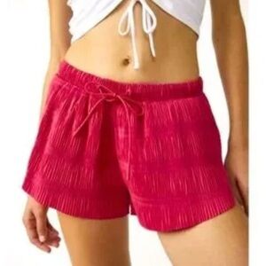 FP Movement Shirr Enough Shorts Pink Small